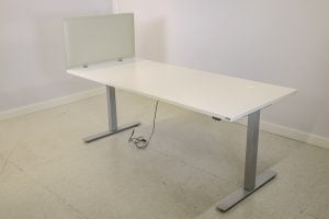 Ilmava-pöytäsermi 80cm, beige Toimistoplus Käytetyt toimistokalusteet 13
