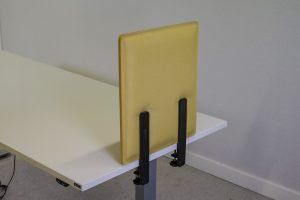 Ilmava-pöytäsermi 40cm, keltainen Toimistoplus Käytetyt toimistokalusteet 7