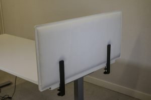 Ilmava-pöytäsermi 100cm, valkoinen Toimistoplus Käytetyt toimistokalusteet 11
