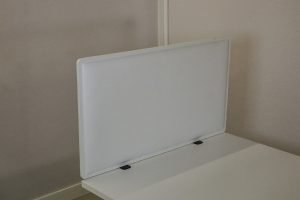 Ilmava-pöytäsermi 80cm, valkoinen Toimistoplus Käytetyt toimistokalusteet 7