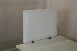 Ilmava-pöytäsermi 60cm, valkoinen Toimistoplus Käytetyt toimistokalusteet 7