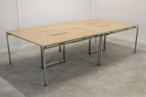 Neuvotteluryhmä 8kpl Brunner Milanolight tuoli & Mobel Nippu pöytä 280×140 cm Toimistoplus Käytetyt toimistokalusteet 6