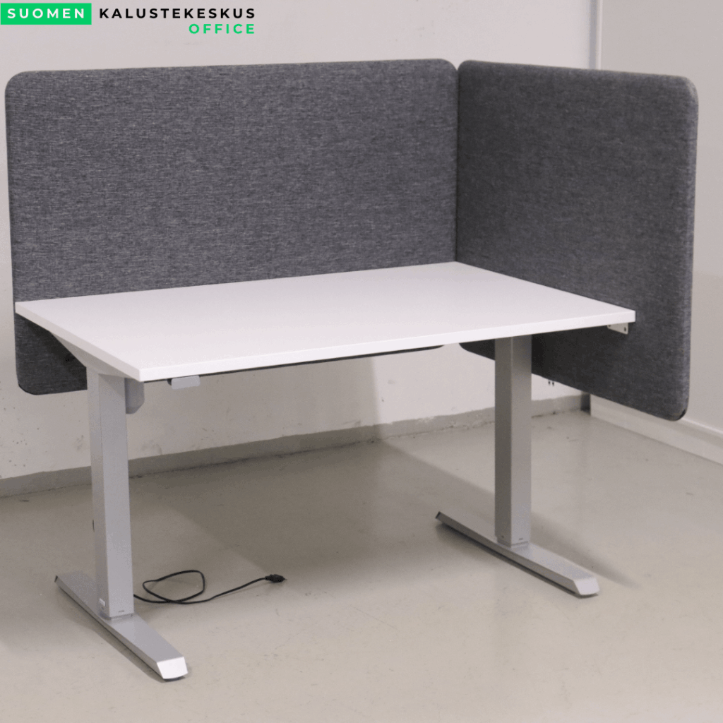 Narbutas harmaa akustoiva sivusermi vasen 100*53 Toimistoplus Käytetyt toimistokalusteet